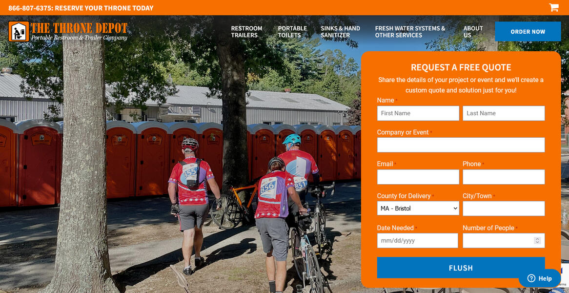 Throne Depot Above the Fold