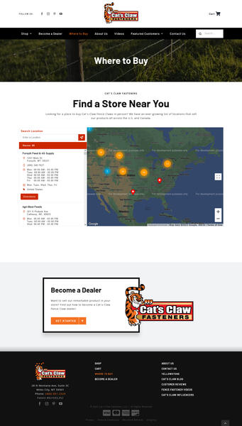 Cat&#39;s Claw Fasteners Where to Buy Page