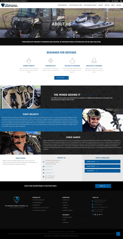 RP Advanced Mobile Systems About Page
