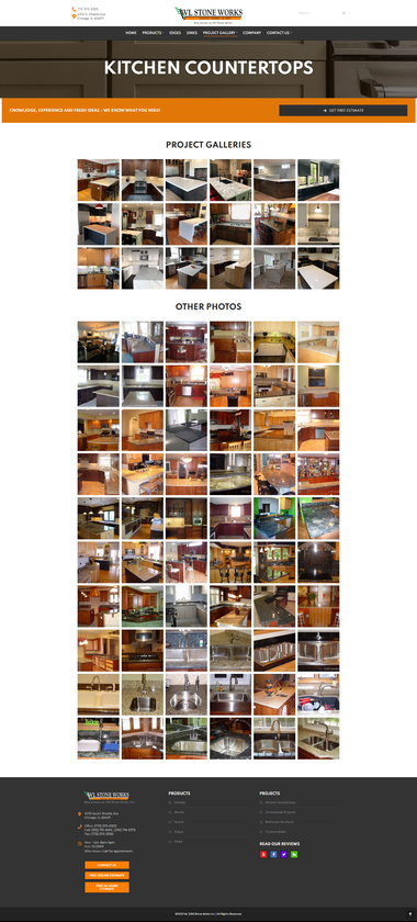 WL Stone Works Kitchen Countertops Gallery Page