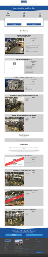 HMC Products Machines for Sale Page