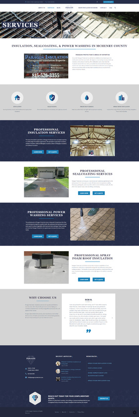 Paragon Protection Services Page