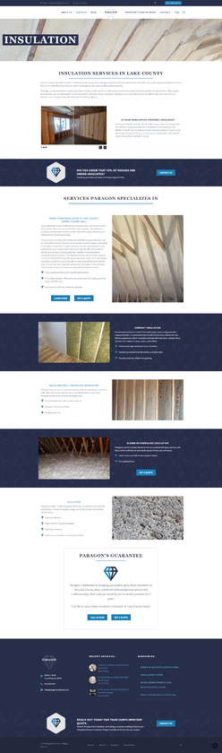 Paragon Protection Insulationj Page