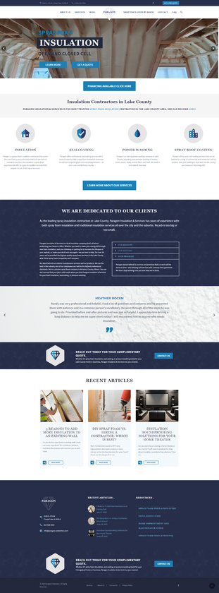 Paragon Protection Home Page